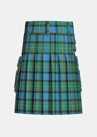 Utility_Ferguson_Ancient_Tartan_kilt_back_image_with_pleated_design_and_adjustable_buckles_for_men