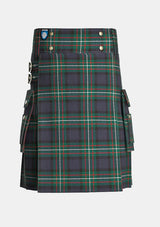 Utility_Ferguson_tartan_kilt_front_image_with_pleated_design_and_adjustable_buckles_for_men