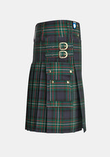 Utility_Ferguson_tartan_kilt_right_image_with_pleated_design_and_adjustable_buckles_for_men