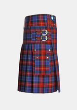 Utility_Fife_tartan_2503_kilt_right_image_with_pleated_design_and_adjustable_buckles_for_men