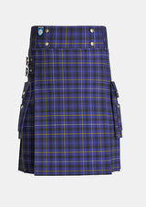 Utility_Fleming_Tartan_2531_kilt_front_image_with_pleated_design_and_adjustable_buckles_for_men