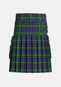 Utility_Forbes_Ancient_Tartan_212_kilt_back_image_with_pleated_design_and_adjustable_buckles_for_men