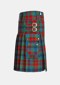 Utility_Ford_Etal_Tartan_6193_kilt_right_image_with_pleated_design_and_adjustable_buckles_for_men