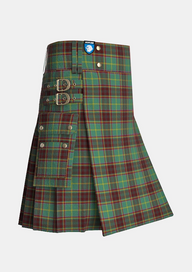 Utility_Fortnum_Mason_Tartan_13215_kilt_side_image_with_pleated_design_and_adjustable_buckles_for_men