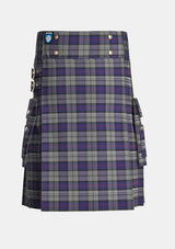 Utility_Fowler_Tartan_7747_kilt_front_image_with_pleated_design_and_adjustable_buckles_for_men