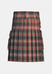 Utility_Fraser_Hunting_Modern_Tartan_kilt_back_image_with_pleated_design_and_adjustable_buckles_for_men