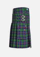 Utility_Fred_Perry_Tartan_10902_kilt_right_image_with_pleated_design_and_adjustable_buckles_for_men