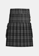 Utility_Freedom_of_Scotland_Tartan_5910_kilt_back_image_with_pleated_design_and_adjustable_buckles_for_men
