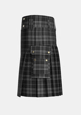 Utility_Freedom_of_Scotland_Tartan_5910_kilt_left_image_with_pleated_design_and_adjustable_buckles_for_men
