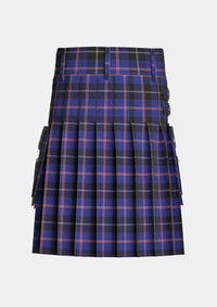 Utility_Fuller_of_Hopewell_Tartan_6781_kilt_back_image_with_pleated_design_and_adjustable_buckles_for_men