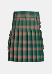 Utility_Gallagher_Ancient_Tartan_4053_kilt_back_image_with_pleated_design_and_adjustable_buckles_for_men