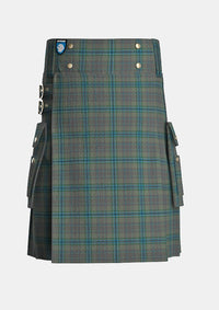 Utility_Giants_Causeway_Tartan_10430_kilt_front_image_with_pleated_design_and_adjustable_buckles_for_men