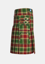 Utility_Gibson_tartan_2164_kilt_right_image_with_pleated_design_and_adjustable_buckles_for_men