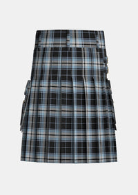 Utility_Glasgow_Warriors_Tartan_11567_kilt_back_image_with_pleated_design_and_adjustable_buckles_for_men