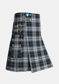 Utility_Glasgow_Warriors_Tartan_11567_kilt_side_image_with_pleated_design_and_adjustable_buckles_for_men