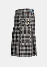 Utility_Gleneagles_Tartan_5030_kilt_right_image_with_pleated_design_and_adjustable_buckles_for_men