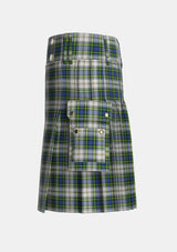 Utility_Gordon_Dress_4_Tartan_347_kilt_left_image_with_pleated_design_and_adjustable_buckles_for_men