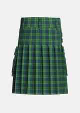 Utility_Graden_Personal_Tartan_5081_kilt_back_image_with_pleated_design_and_adjustable_buckles_for_men