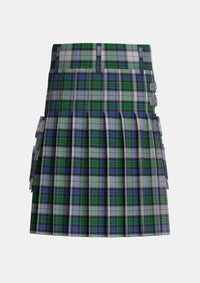 Utility_Graham_Dress_Tartan_1787_kilt_back_image_with_pleated_design_and_adjustable_buckles_for_men
