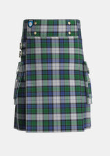 Utility_Graham_Dress_Tartan_1787_kilt_front_image_with_pleated_design_and_adjustable_buckles_for_men