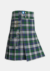 Utility_Graham_Dress_Tartan_1787_kilt_side_image_with_pleated_design_and_adjustable_buckles_for_men