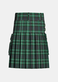 Utility_Graham_tartan_kilt_back_image_with_pleated_design_and_adjustable_buckles_for_men