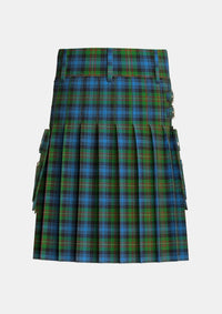 Utility_Grant_1819_2_Tartan_311_kilt_back_image_with_pleated_design_and_adjustable_buckles_for_men