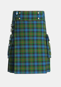 Utility_Grant_1819_2_Tartan_311_kilt_front_image_with_pleated_design_and_adjustable_buckles_for_men