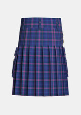 Utility_Great_Scot_Tartan_6106_kilt_back_image_with_pleated_design_and_adjustable_buckles_for_men