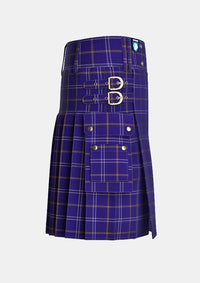 Utility_Greenock_Morton_Football_Club_Tartan_7467_kilt_right_image_with_pleated_design_and_adjustable_buckles_for_men
