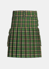 Utility_Hamilton_of_Brandon_Tartan_5141_kilt_back_image_with_pleated_design_and_adjustable_buckles_for_men
