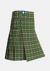 Utility_Hamilton_of_Brandon_Tartan_5141_kilt_side_image_with_pleated_design_and_adjustable_buckles_for_men