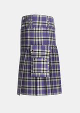 Utility_Hanna_Bible_Personal_Tartan_619_kilt_left_image_with_pleated_design_and_adjustable_buckles_for_men