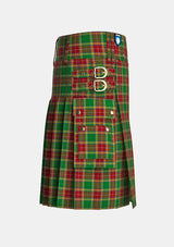 Utility_Harper_tartan_kilt_right_image_with_pleated_design_and_adjustable_buckles_for_men