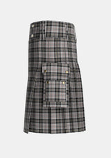 Utility_Harris_Personal_Tartan_5159_kilt_left_image_with_pleated_design_and_adjustable_buckles_for_men
