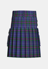Utility_Heart_of_Scotland_Tartan_4230_kilt_back_image_with_pleated_design_and_adjustable_buckles_for_men