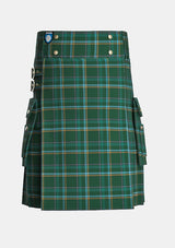 Utility_Heartfelt_Welcome_Tartan_14611_kilt_front_image_with_pleated_design_and_adjustable_buckles_for_men