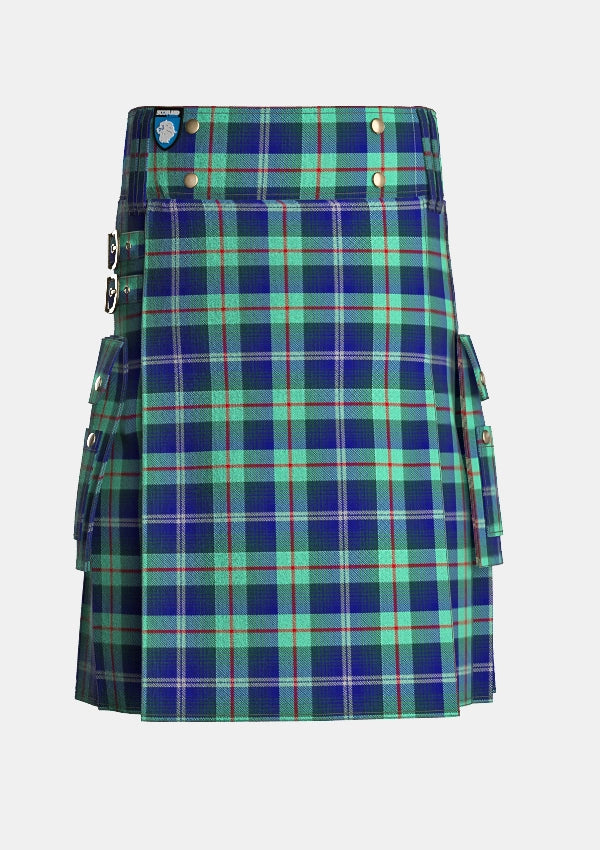 Utility_Help_for_Heroes_tartan_10561_kilt_front_image_with_pleated_design_and_adjustable_buckles_for_men