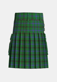 Utility_Henderson_MacKendrick_Tartan_1762_kilt_back_image_with_pleated_design_and_adjustable_buckles_for_men