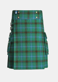 Utility_Henderson_kilt_front_image_with_pleated_design_and_adjustable_buckles_for_men