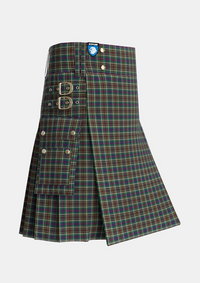 Utility_Hislop_Hyslop_Hunting_2_Tartan_2135_kilt_side_image_with_pleated_design_and_adjustable_buckles_for_men