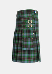 Utility_Hislop_Hyslop_Hunting_Tartan_2137_kilt_right_image_with_pleated_design_and_adjustable_buckles_for_men