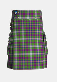 Utility_Hobbs_Tartan_13241_kilt_front_image_with_pleated_design_and_adjustable_buckles_for_men