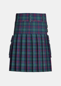Utility_Hogg_A_Tartan_12989_kilt_back_image_with_pleated_design_and_adjustable_buckles_for_men