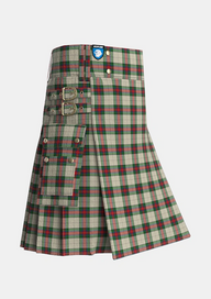 Utility_Hohenzollern_Tartan_7153_kilt_side_image_with_pleated_design_and_adjustable_buckles_for_men