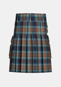 Utility_Holyrood_tartan_kilt_back_image_with_pleated_design_and_adjustable_buckles_for_men