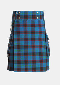 Utility_Home_Clans_Originaux_Tartan_128_kilt_front_image_with_pleated_design_and_adjustable_buckles_for_men