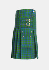 Utility_Hosey_Tartan_7040_kilt_right_image_with_pleated_design_and_adjustable_buckles_for_men