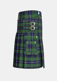 Utility_Humphries_Tartan_5225_kilt_right_image_with_pleated_design_and_adjustable_buckles_for_men