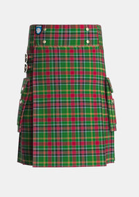 Utility_Hunter_Wilsons_Tartan_1866_kilt_front_image_with_pleated_design_and_adjustable_buckles_for_men